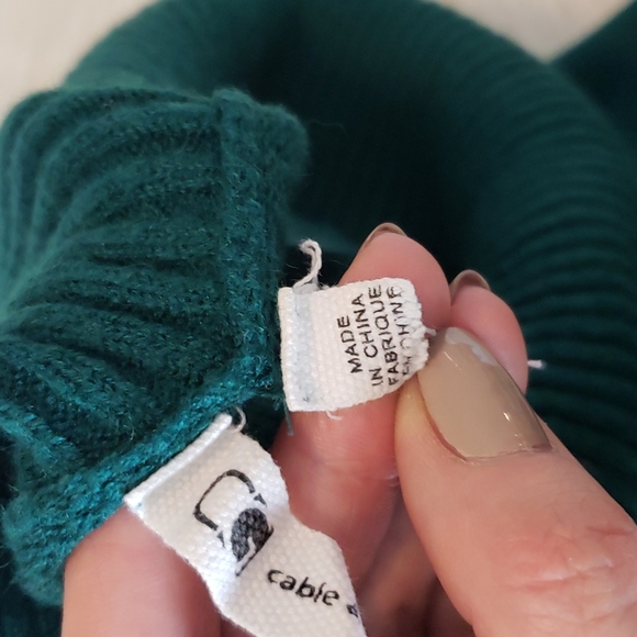 Blue/green turtleneck sweater size S - Picture 12 of 12